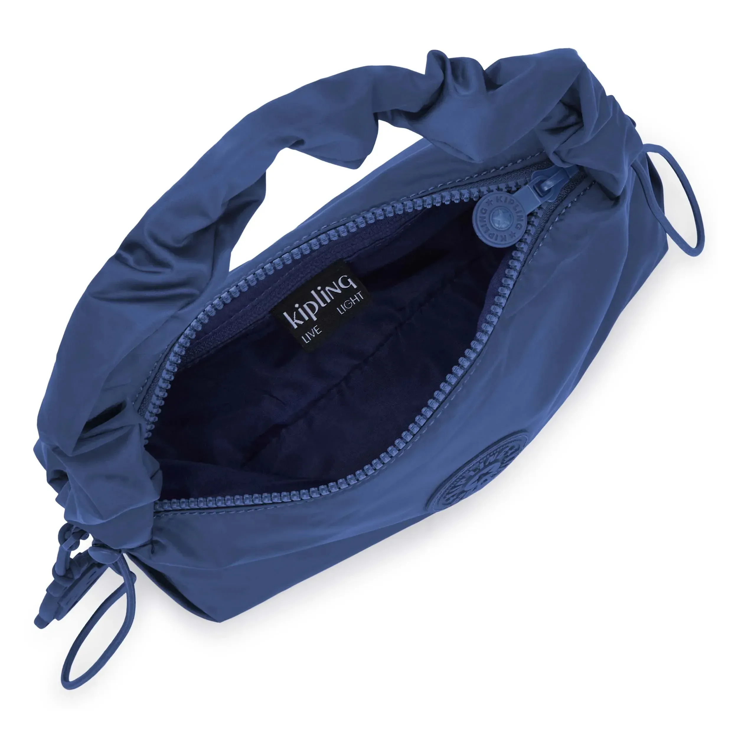 Eleni glatte Satin-Handtasche