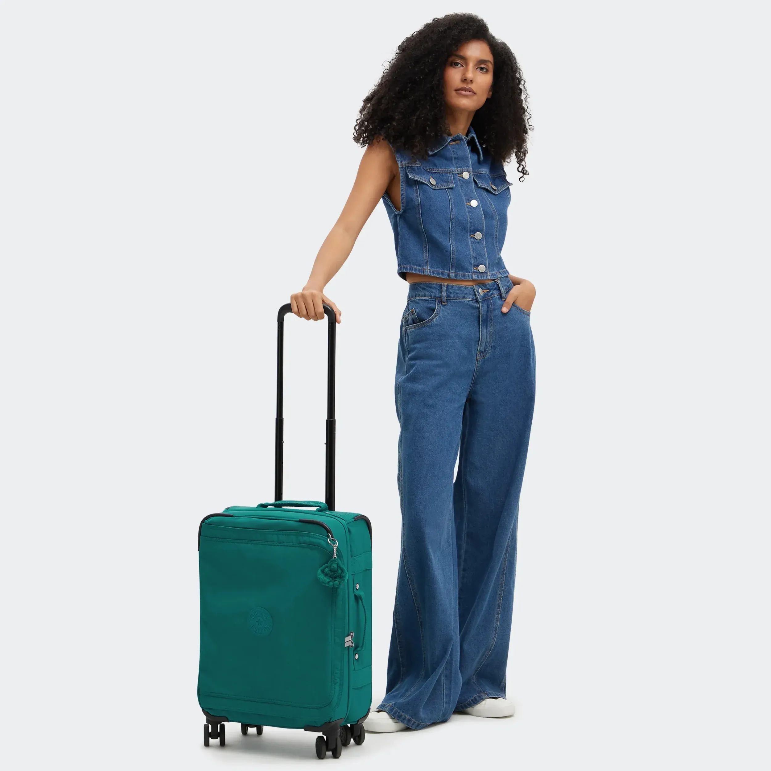 Spontane kleine Rolltasche