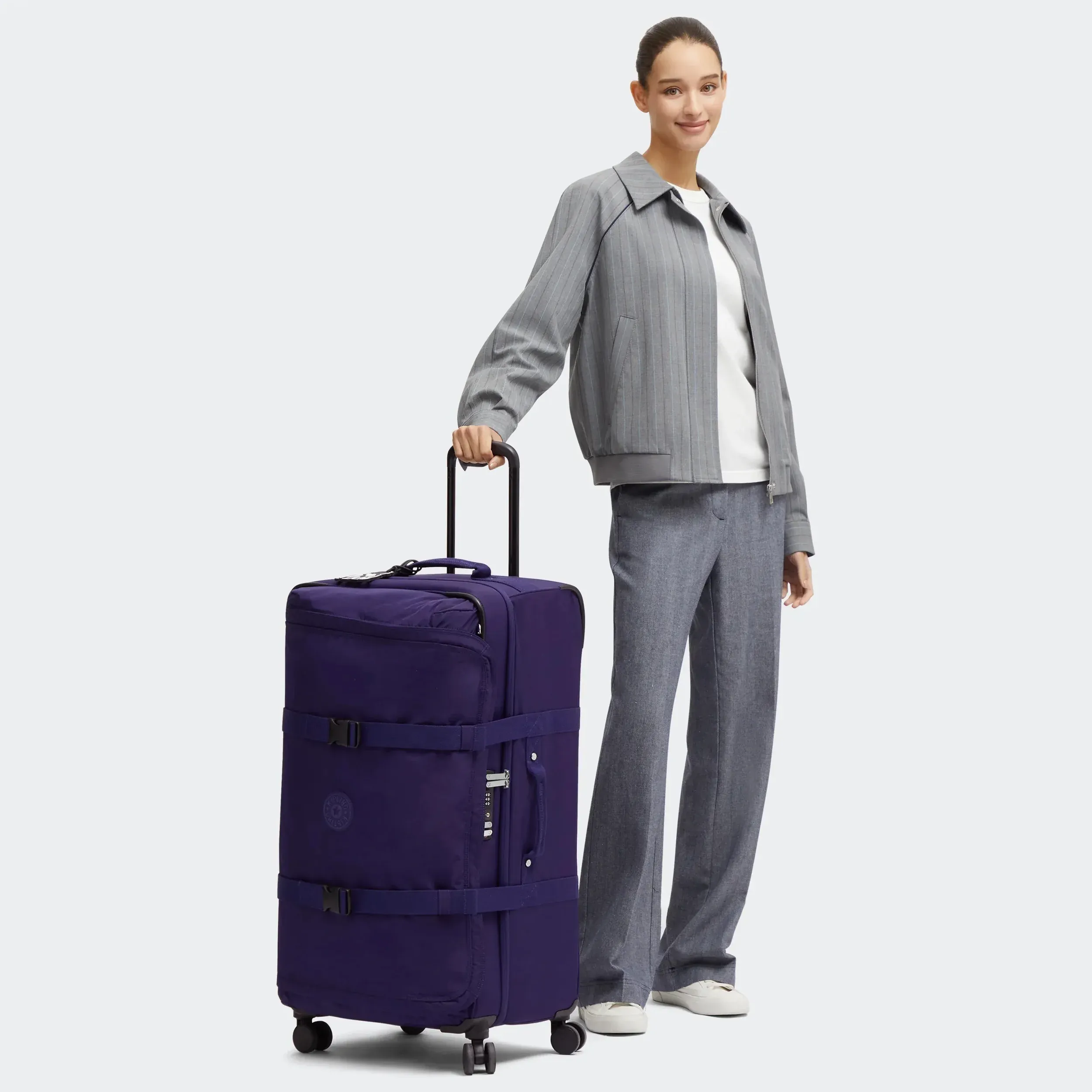 Spontane große Rolltasche