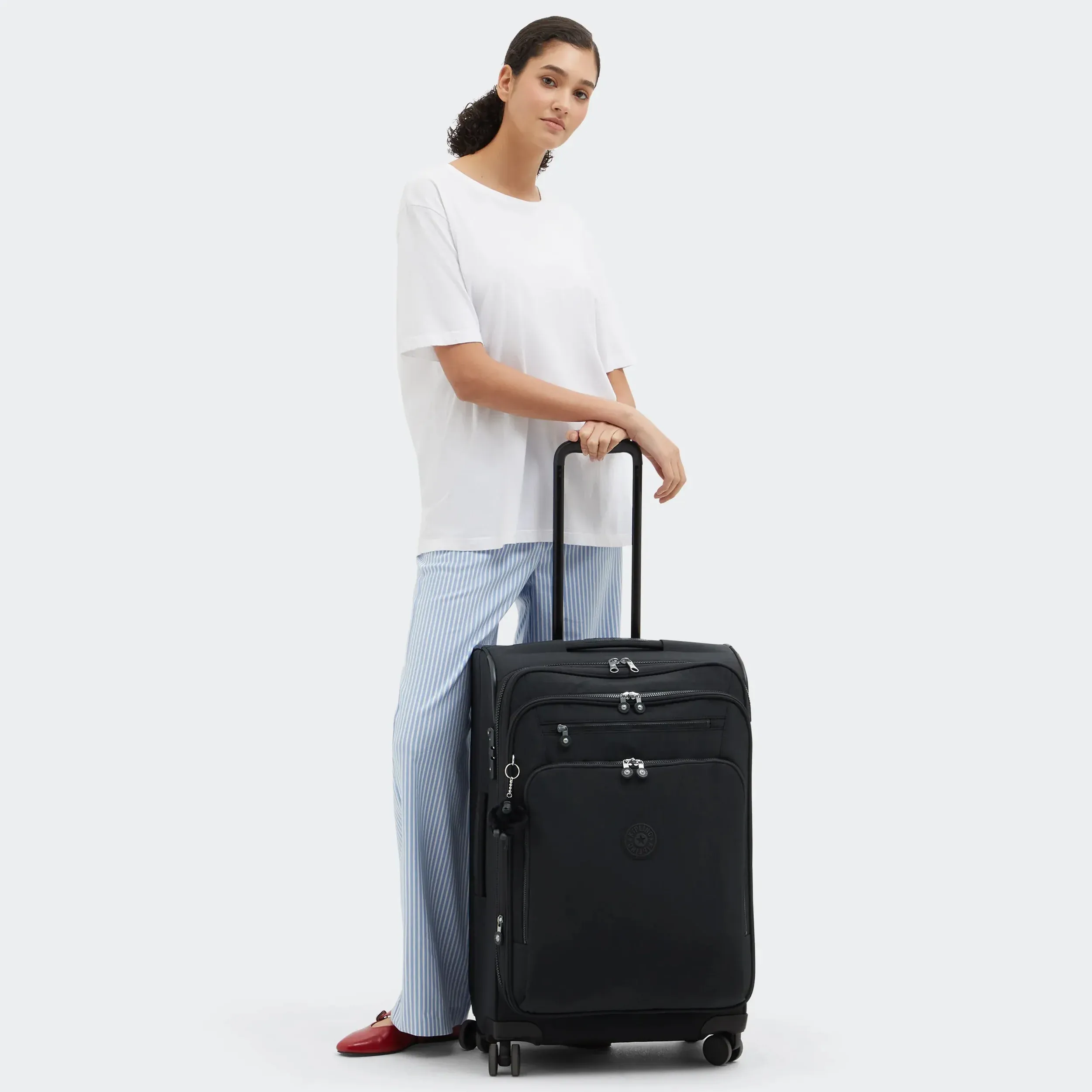 Youri Spin Medium Bedruckter Koffer mit 4 Rädern