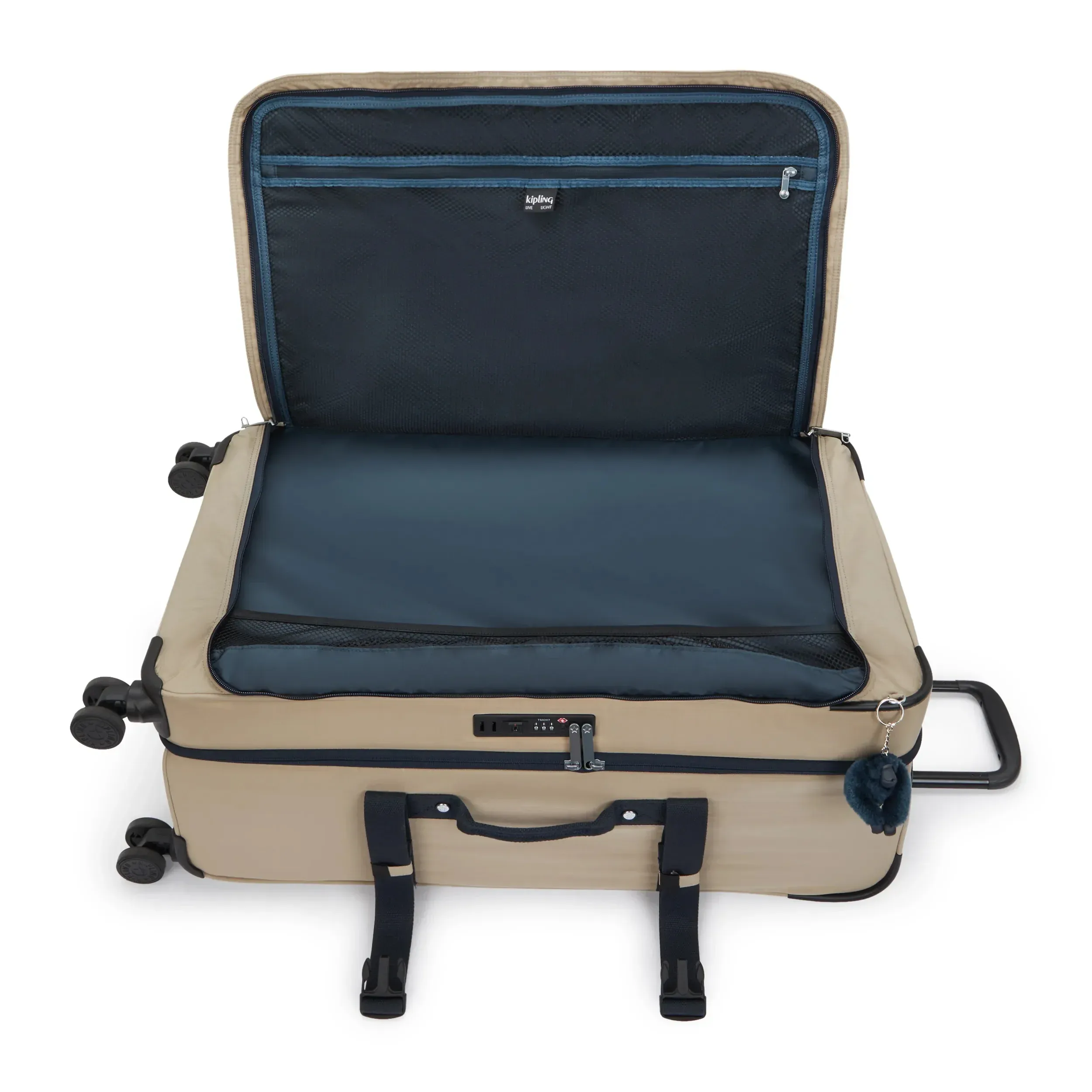 Spontane große Rolltasche
