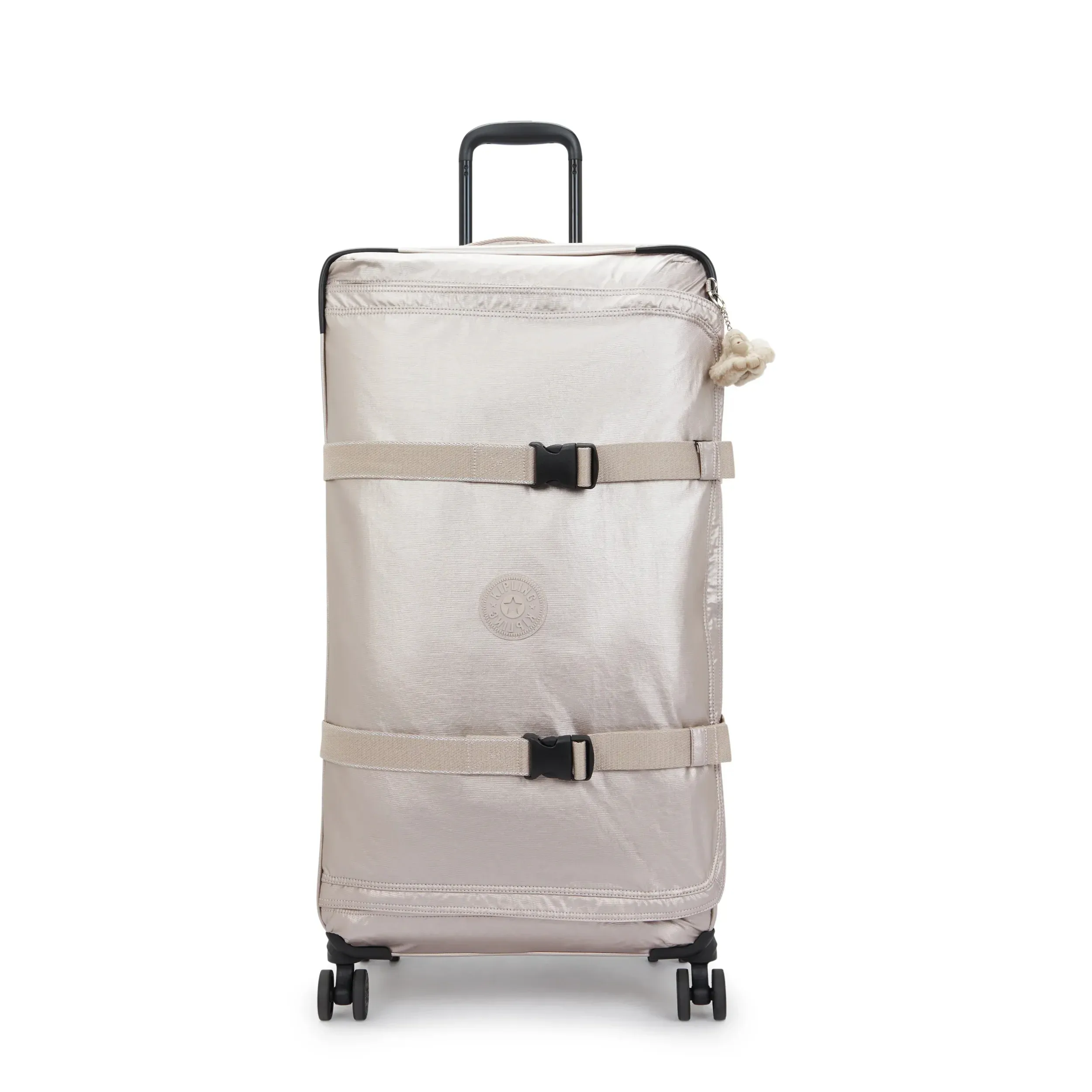 Spontane große metallische Reisetasche