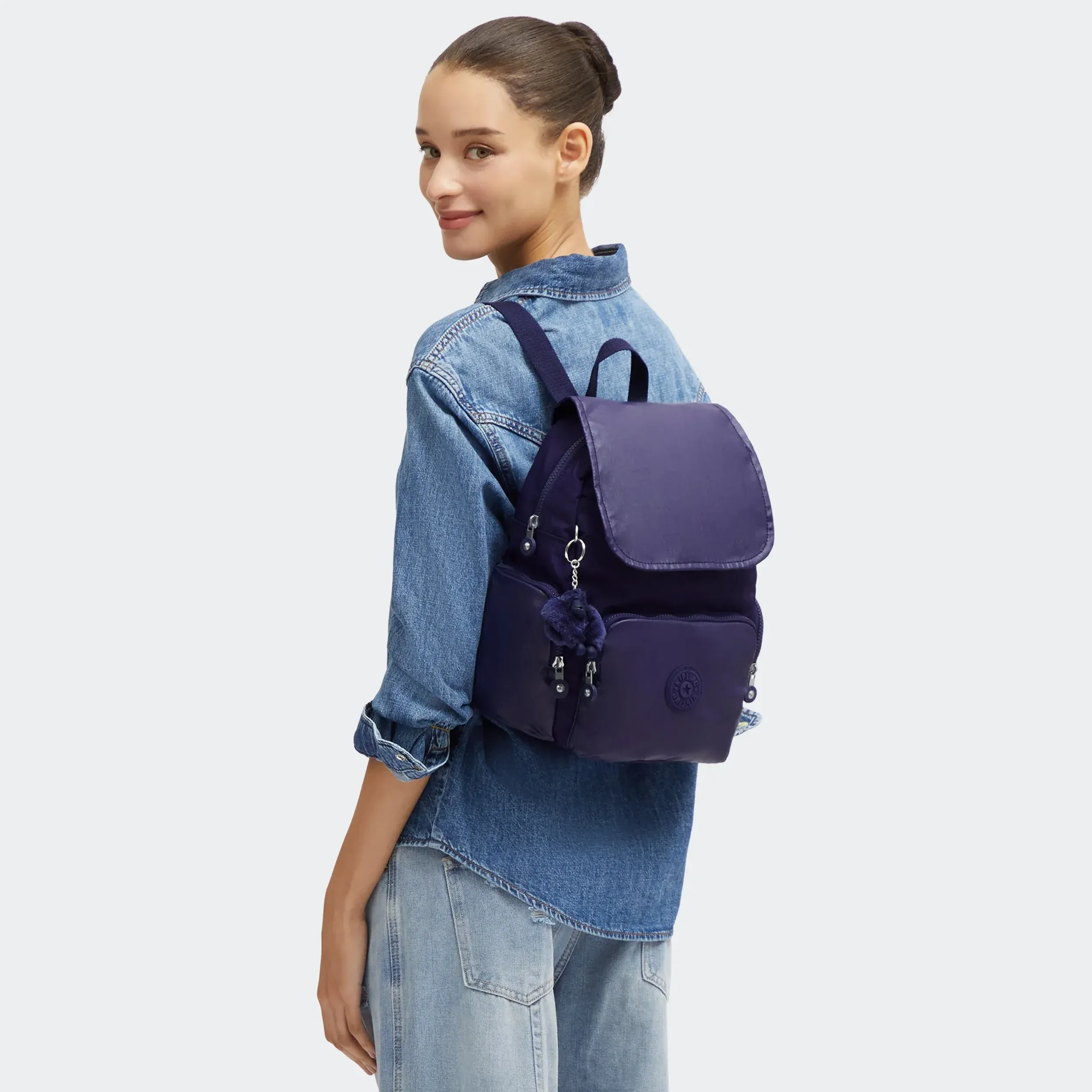 Stadt-Zip-Rucksack klein