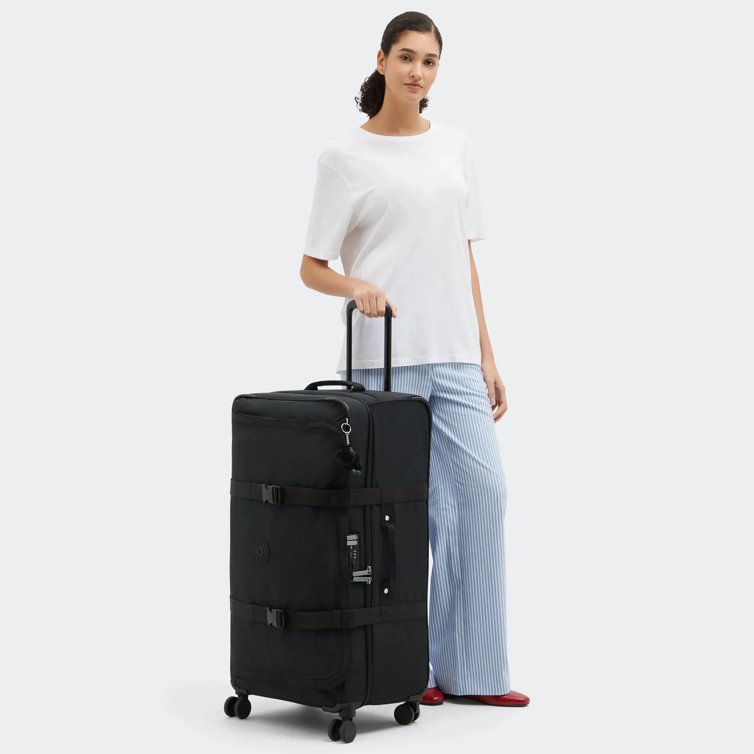 Spontane große Rolltasche
